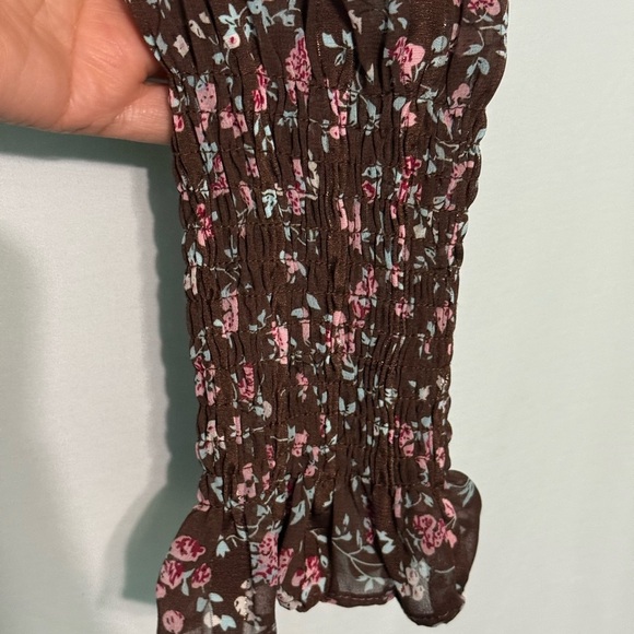 MELLODAY Brown Floral Dress - Picture 2 of 6